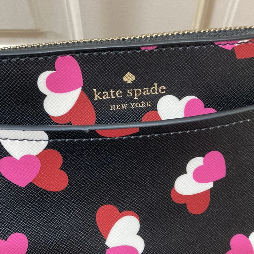 Kate Spade Flutter Hearts Crossbody Purse Bag - Picture 3 of 13
